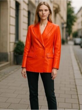 House of Harlow X Revolve Vegan Leather Blazer, womens medium, NWT ($279)!